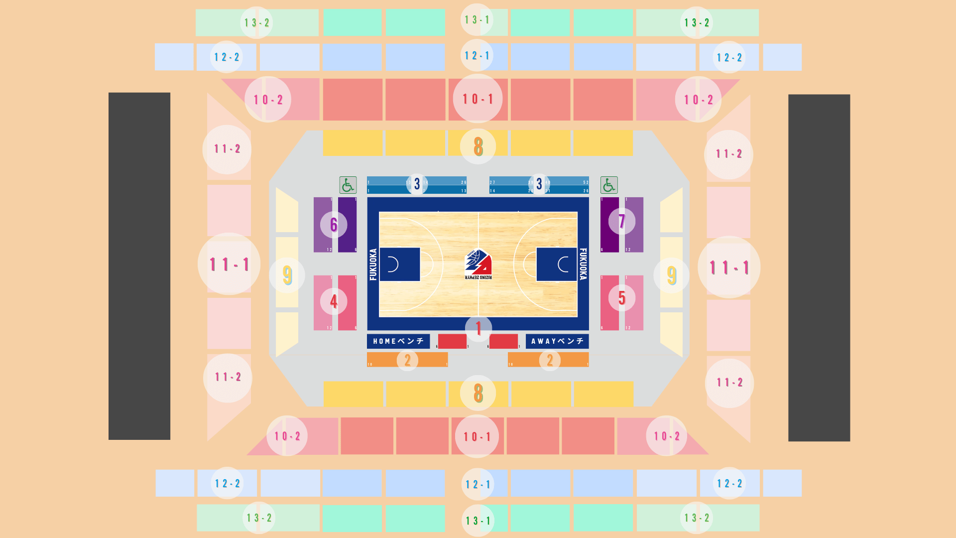 北九州メッセ座席図