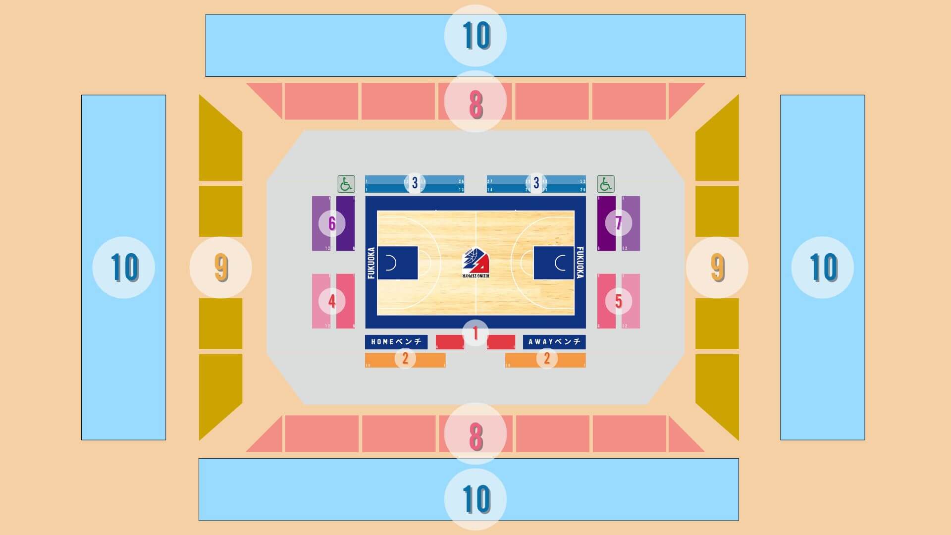 北九州メッセ座席図