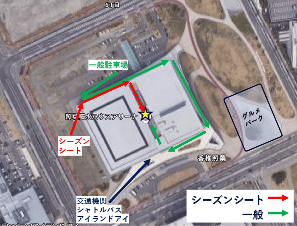 専用入場口