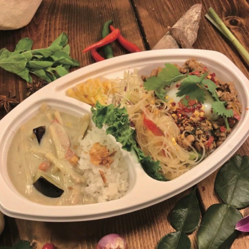 グリーンカレー・ガパオライス